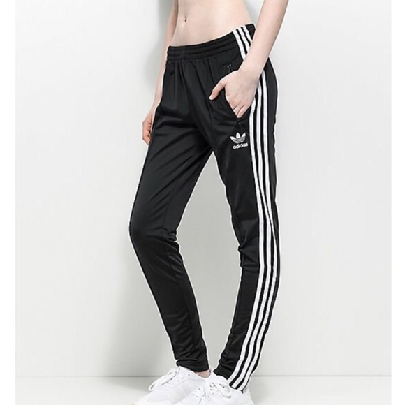 adidas Pants - Adidas Track Pants with Front Seam and drawstring